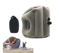 Inflatable Travel Pillow - Head Support Pillow for Long Flight Sleep, Inflatable Pillow for Airplanes, Nap on Trains, Cars
