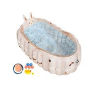 Inflatable Tub Baby - Inflatable Portable Bathtub for Kids with Air Pump and Bath Toy,Foldable Shower Basin Must Have for Home Hotel Outdoor Trip Bathroom Vacation
