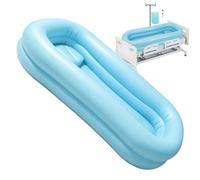 Inflatable Tub, Portable PVC Bath Basin, Space Saving Folding Bathtub, Home Travel Soaking Solution, Adult Relaxation Water Container, Bathroom Hotel Apartment Indoor Use Elderly Care