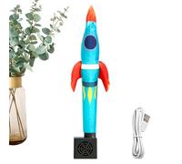 Inflatable Tube Man - 7.87 Inches Inflatable Toy | Wacky Desktop Decoration - Rubber Electronic Components 190g Funny Rocket Style Shaking Arm Toy For Home Office Shop Desk Playful Amusement Display