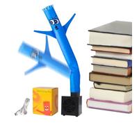 Inflatable Tube Man - Waving Figure | Desk Waving Dancing Man Mini Wacky Guy Desktop Puppet Wind Flying Blow Up Character Air Powered Flappy Arm Miniature Sky Dancer Office Holiday Parties