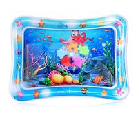 Inflatable Tummy Time Premium Watermat Infants & Toddlers, Rectangle Kids Play Patted Pad with Pump, Play Activity Center for Baby's Stimulation Growth Baby Stuff for Newborn Toys(Octopus)