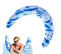 Inflatable U Shaped Ring - Printed Leaf Underarm Float, Adult Summer Pool Raft | Beach Pools Lake Sea Floatt | Durable Vinyl Leaf Pattern Buoyancy Support for Water Play Days
