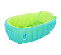 Inflatable Under The Sea Baby Bathtub, 35.43x21.65x11.81in Collapsible Safe Baby Bath Tub, Travel Toddler Bath Portable Bathtub Recommended Months 6 to 24, Tub Child Bath