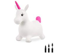 Inflatable Unicorn Bounce Hopper Ride On Toy With Air Pump