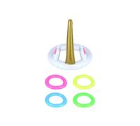 HENBRANDT Inflatable Unicorn Ring Toss Game 5pcs Hoopla Games for Kids Party Game Decorations