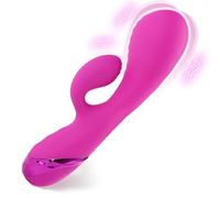 Inflatable Vibrator Adult Sex Toys with 10 Vibrating Frequencies & 3 Inflation Modes, G Spot & Anal Clitoral Stimulation Inflatable Dildo, Female Adult Toy for Couples & Women