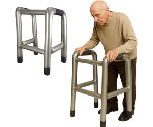 Inflatable Walking Blow Up Zimmer Frame Joke Dress Up Gift Present Fancy Dress