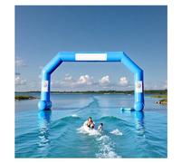 Inflatable Water Floats & Arches, Competition & Event Promotional Barriers With Safety Warnings, Safety Warning Arches & Advertising Floats(Blue,6x3 m)