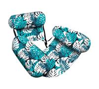 Inflatable Water Hammock - Comfort | Pool Noodle - Water Floats for Adults Lounge Chair - Floating Deck Chair for Summer Holiday Lake River, Foldable, Blue, Set of 2