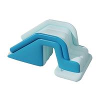 Inflatable Water Park- Comfortable Blow Up Slide | Foldable Blow Up Pool Slide | Versatile Non-Slip Family Gatherings Ramp Multi-layer For Boy Girl Outdoor Recreation Community Water Park Beach