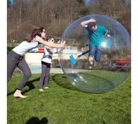 Inflatable Water Walking Ball for Outdoor Fun and Exercise - Human Hamster Ball with Zipper for Easy Entry