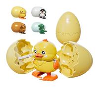 Inflatable Winding Eggs Reusable Wind Up Toys Duck Surprise Egg Animal Jumping Toy Wind Up Tree Eggs for Kids Girls Boys Birthday Easter School Travel