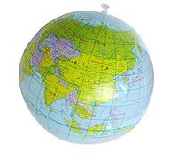 Inflatable World Globe Earth Map Geography Teacher Aid Ball Gift 40cm/16 New ReleasedPractical and Deft