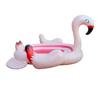 Inflatafun Giant Inflatable Flamingo Party Island Swimming Pool Raft Boat Beach Lounger