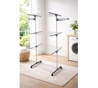 Inflate Decorate Ltd. 4 Tier Clothes Airer Rack 162L x 75W Extra Large Indoor Outdoor Foldable Laundry Rack for Efficient Drying & Space Maximization
