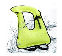 Inflate Life Jackets for Adults, Youth Swim Jacket, High Buoyancy Life Jacket with Adjustable Safety Buckle for Kayaking Boating Fishing(Groen)
