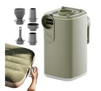 Inflater Portable Pump USB Rechargeable Inflation Deflation with 5 Nozzles