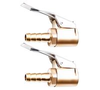 Inflation Attachment with Locking 2 Pieces Inflator Connector | Tire Inflator Mouthpiece for Motorcycle Bicycle Caravan Camper Car Truck SUV