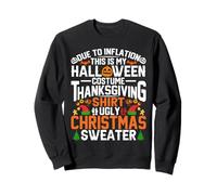 Inflation Halloween Thanksgiving Christmas Funny Costume Sweatshirt