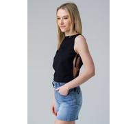 Influence Women's Sleeveless Round Neck Tie Side Shell Top in Black | Size: 10 Influence Black 10