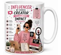 Influencer By Choice Creator By Passion Ceramic Coffee Mug Social Media Gift Mug