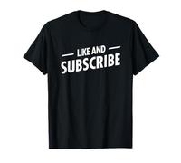 Influencer Content Creator Gifts - Like and Subscribe T-Shirt