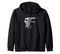 Influencer, Content Creator, Producer, Writer I do it All! Zip Hoodie