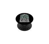 Influencer Design For Streamers - I Am A Content Creator PopSockets Adhesive PopGrip