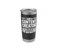 Influencer Inspiration - Funny Content Creator Stainless Steel Insulated Tumbler