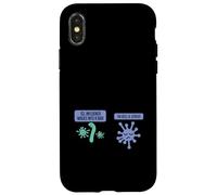 Influenza Walks Into A Bar - Funny science Case for iPhone X/XS