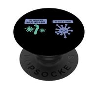 Influenza Walks Into A Bar - Funny science PopSockets Adhesive PopGrip