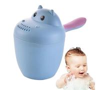 Infnt Shower Rinse Pail - Animal Design Pour Cup, Kid Hair Washing Jug | Soft Flow Bathing Pitcher with Comfortable Grip, Eye Shield Water Scoop for Newb0rn Bath Care Toddler Shower Head Substitute