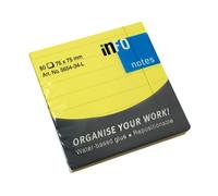 inFO 5654-34-L inFO Sticky Notes 7x7 lin. Yellow