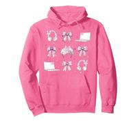 Informatics Nurse Nursing Girl Mom Pink Coquette Bow Pullover Hoodie