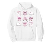 Informatics Nurse Nursing Girl Mom Pink Coquette Bow Pullover Hoodie