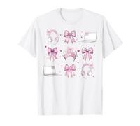 Informatics Nurse Nursing Girl Mom Pink Coquette Bow T-Shirt