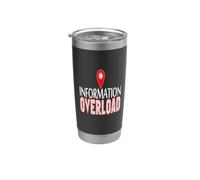 Information Overload Modern Design Stainless Steel Insulated Tumbler