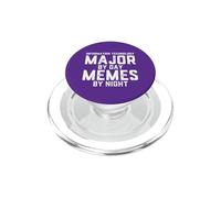 Information Technology Major By Day Memes Night IT Student PopSockets PopGrip for MagSafe