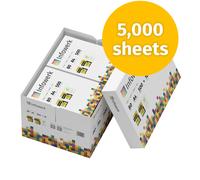 Infowerk printer paper copy paper 5,000 sheets A4 size 80 gsm PEFC white