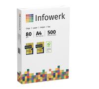 Infowerk Printer Paper Copy Paper 500 Sheets 80 g Premium White PEFC Certified | Size: A4 Infowerk White A4