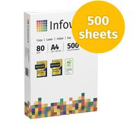 Infowerk printer paper copy paper 500 sheets A4 size 80 gsm PEFC white