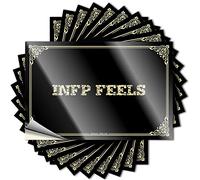 Infp Feels Bumper Kitchen Accessories Decor Self Adhesive | Rock Case Vinyl Sticker Pack for Ideas(6X9CM)