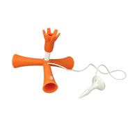 Infrangible Rubber Golf Tees for Driving Ranges & Simulator Essential Golf Accessories for Men Indoor & Outdoor Practice Thin Tees Easy to Use Nonslip