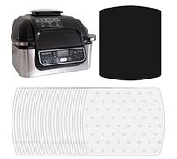 INFRAOVENS Air Fryer Parchment Paper For Ninja Foodi Grill 5-in-1 AG301, 4qt Ninja Foodi Accessories, Air Fryer Accessories, 100pcs Air Fryer Liners, Heat Resistant Mat for Ninja Fryer Cookware by