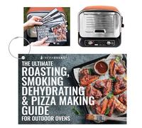 INFRAOVENS Cooking Guide Accessory for Ninja Woodfire Pizza Oven, 8-in-1 Outdoor Oven, Smoker BBQ Wood Fire Waterproof Cheat Sheet for OO100 OO101 OO101B Electric Oven, Pellet Pizza Stone Accessories
