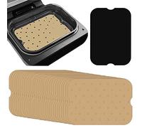 INFRAOVENS Unbleached Parchment Paper Liners for Ninja Foodi XL Smart FG551 6-in-1 Indoor Grill Accessories, Air Fryer Liners and Reusable Heat Resistant Mat, Accessories by