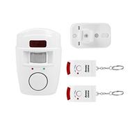 Infrared Alarm, Indoor Motion Sensor Alarm, Siren Remote Control No Wire Detector Burglar System Operated for Home,Shed and Garage