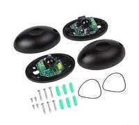 Infrared Beam Detector, Outdoor Remote Alarm Sensor for Perimeter Security, Circular Infrared Human Body Detection Sensor for Garden Gate