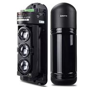 Infrared Beam Detector Wireless Waterproof Triple Beam Body Detector Sensor Alarm for Outdoor Home Security